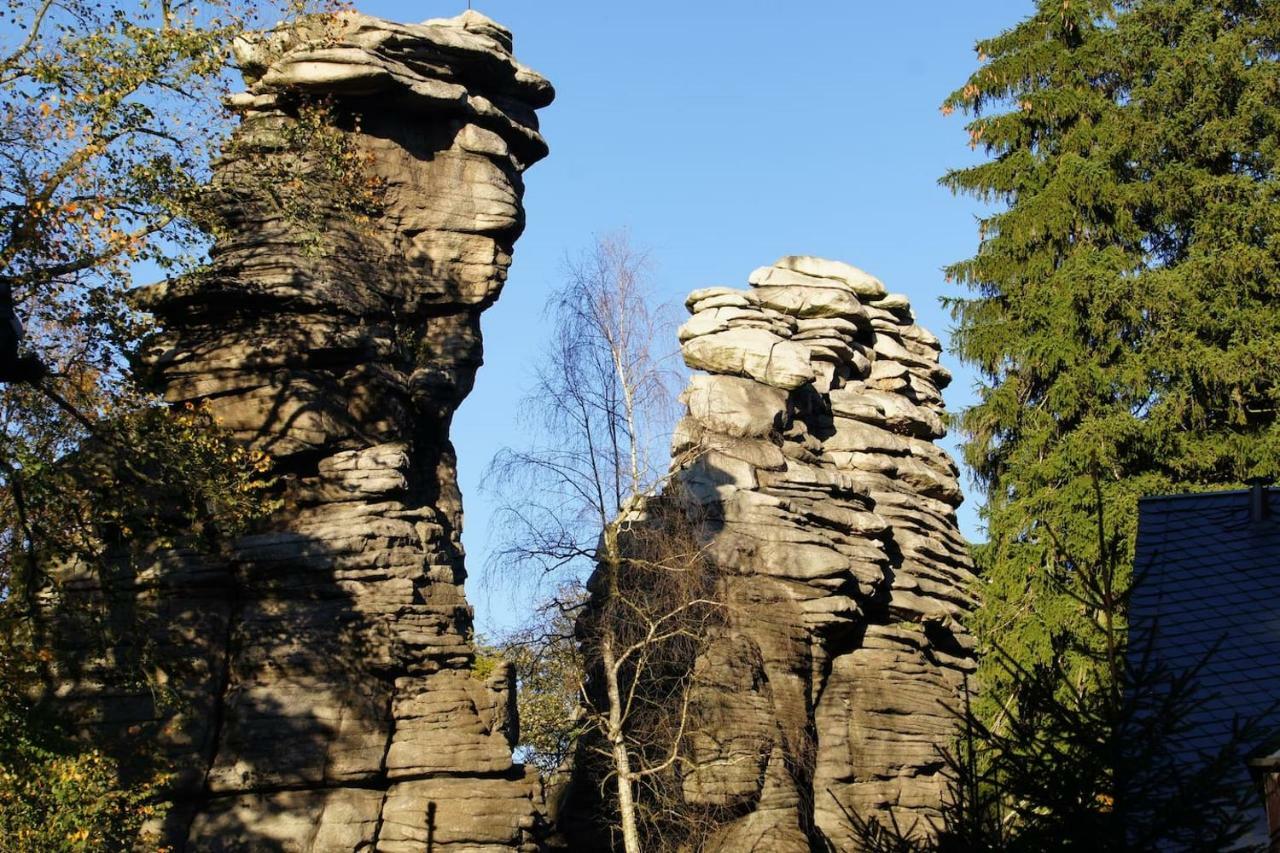 Im Erzgebirge Wandern, Fahrrad Fahren Oder Entspannen Ehrenfriedersdorf Buitenkant foto
